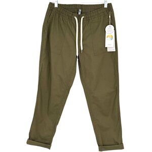 NWT Vuori Vintage Ripstop Pants Dark Oregano Green Size S Women's